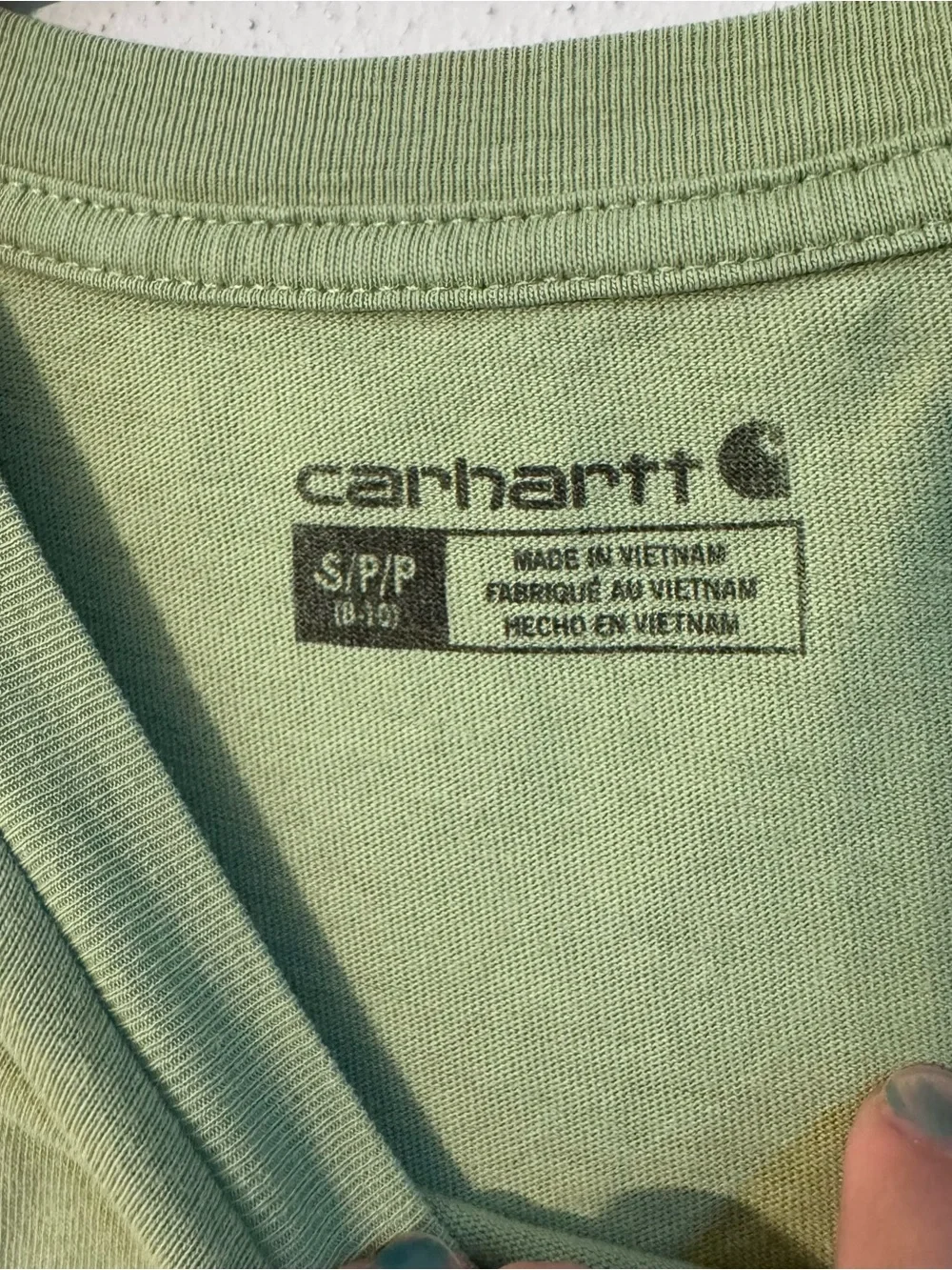 Carhartt‎ Short Sleeve Tee in Sage Green Small Kids 8-10